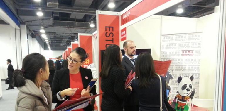 Spanish Up llevó el pabellón asturiano a la China Education Expo de Pekín