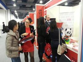 Spanish Up llevó el pabellón asturiano a la China Education Expo de Pekín