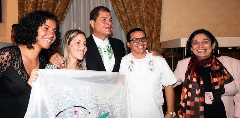Presidente Correa afirma que la nueva izquierda derrotará al imperio del capital