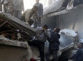 The Assad regime’s helicopters dropped bombs on the Palestinian refugee camp Yarmouk, Damascus