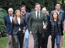 Rajoy en Barcelona: \"No habrá referendum,\"