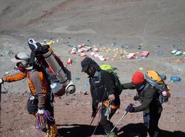La expedición asturiana comienza el asalto a la cumbre del Aconcagua