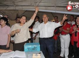 Victoria provisional de Salvador Sánchez Cerén como nuevo presidente de El Salvador 