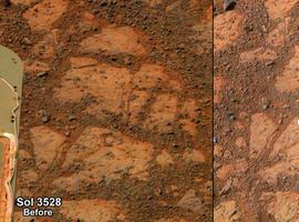 Opportunity resuelve el enigma de la “rosquilla de jalea” en Marte