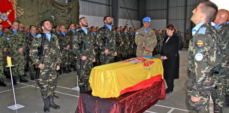 Emotivo adiós a los dos soldados fallecidos en el Líbano
