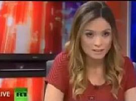 Dimite en directo una presentadora d’un canal rusu contraria a Putin