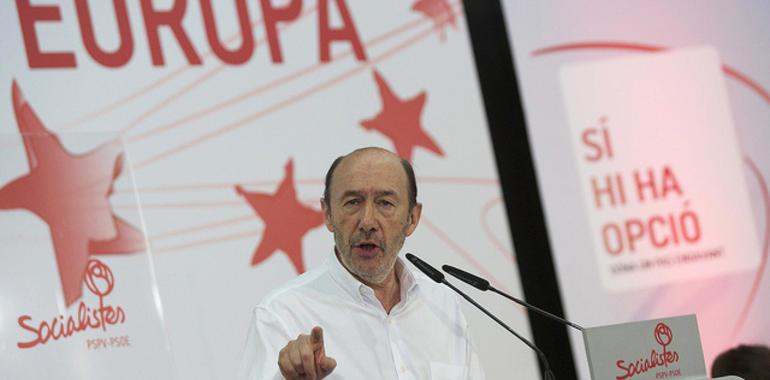 Rubalcaba: "los que proclaman el fin de la crisis es que nunca estuvieron en el túnel" 