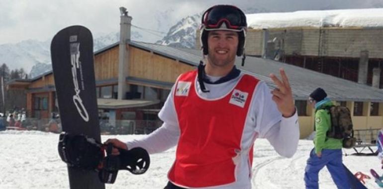 Lucas Eguibar, subcampeón del mundo junior de Snowboard Cross