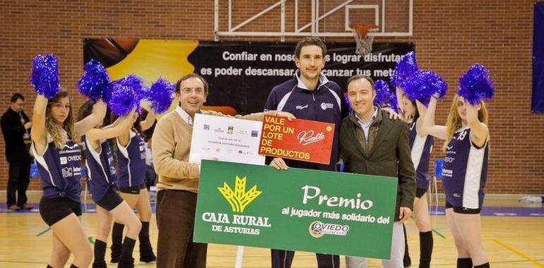 Víctor Pérez, premio Caja Rural al jugador más solidario 