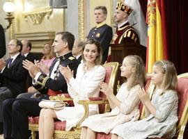 El presidente del Gobierno asturiano trasladó a Felipe VI "los mejores deseos" para su reinado