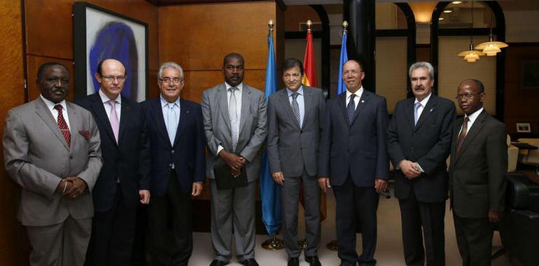 Reunión del presidente del Principado con el ministro de Minas de #Angola