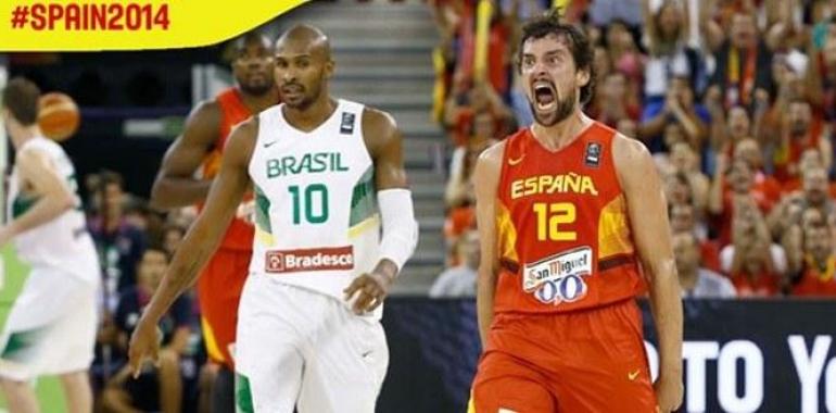 #Mundobasket: #Pau #Gasol (26) desbordante en la victoria de España sobre Brasil (63-82)