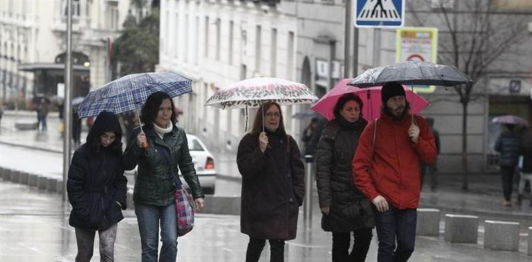 El oeste de Asturias superó los valores normales de precipitaciones el último año
