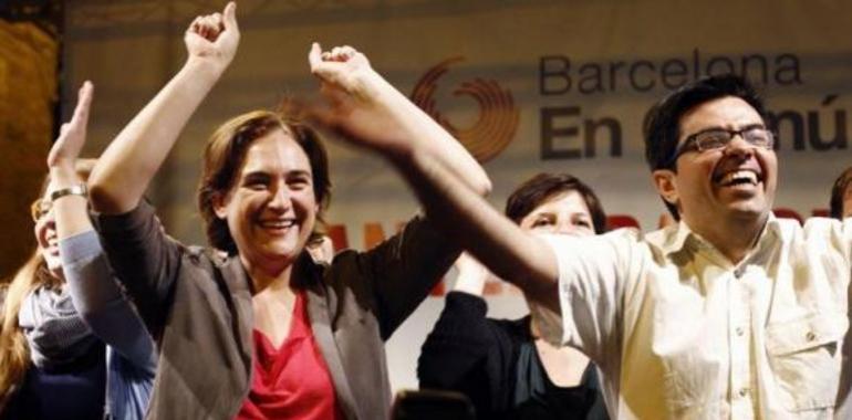 Los indignados ganan Barcelona y pueden gobernar en Madrid 