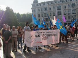 Concentración en Oviedo contra la Ley Mordaza
