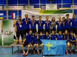 Asturias arrasa en el Campeonato de Selecciones de Badminton en la categoria Cadetes