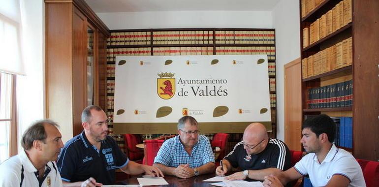 Oviedo Club Baloncesto y Ayuntamiento de Valdés renuevan su colaboración