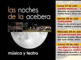 Las Noches de La Acebera llevan el teatro, la poesía y la danza a las noches de Lugones