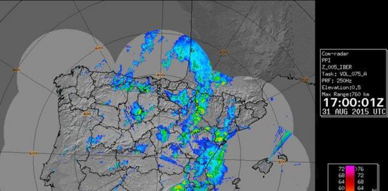 Martes de lluvias y chubascos en Asturias, con temperaturas más frescas