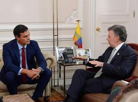 Secretario General del PSOE destacó crecimiento económico y esfuerzo de Colombia por lograr la paz