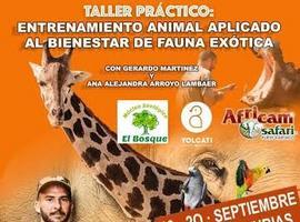 Zoo de Oviedo recibe a Gerardo Martínez, prestigioso entrenador de animales 