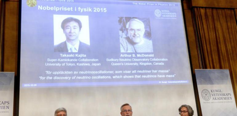 El Nobel de Física premia a los desveladores del misterio de los neutrinos