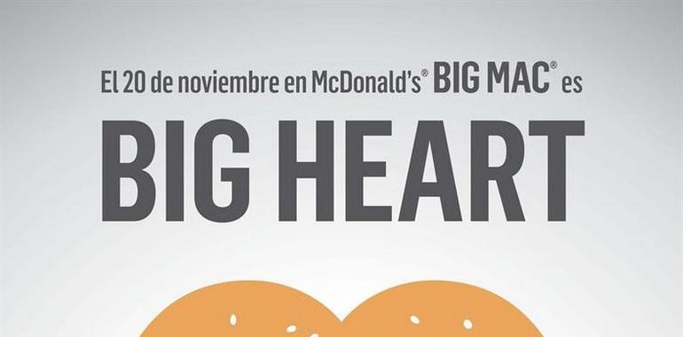 Los McDonalds de Asturias donarán la recaudación del Big Mac para ayudar a niños hospitalizados