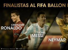 Lionel Messi, Cristiano Ronaldo y Neymar aspiran al Balón de Oro de la FIFA  