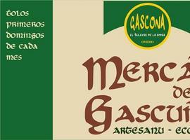 El Mercáu artesanal en La Gascona inicia el año fiel a su cita dominical