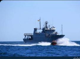  El Alborán retiene en Gijón un pesquero portugués con bodegas ocultas   