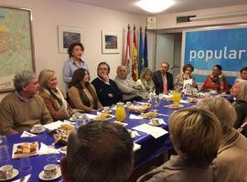 Diputados nacionales participarán en el Café y política del PP de Gijón