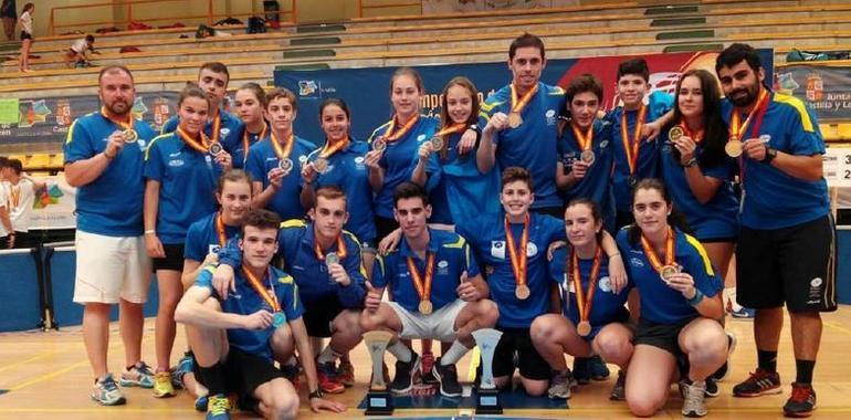 Asturias, gran dominadora de los campeonatos de España escolares de badminton