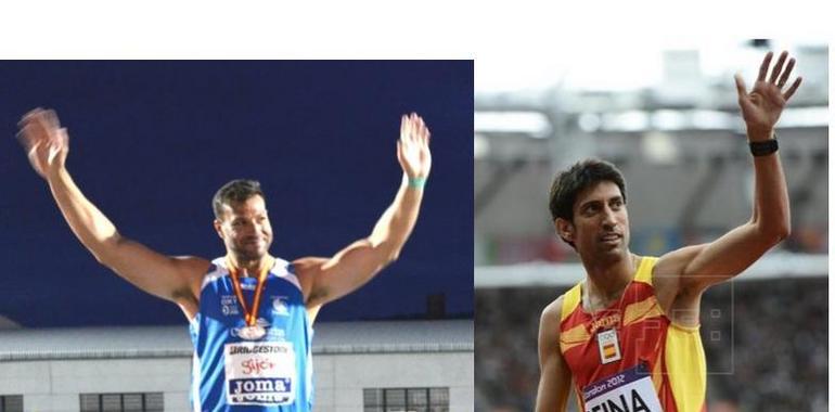 Emocionante adiós al atletismo de Antonio Reina y Mario Pestano
