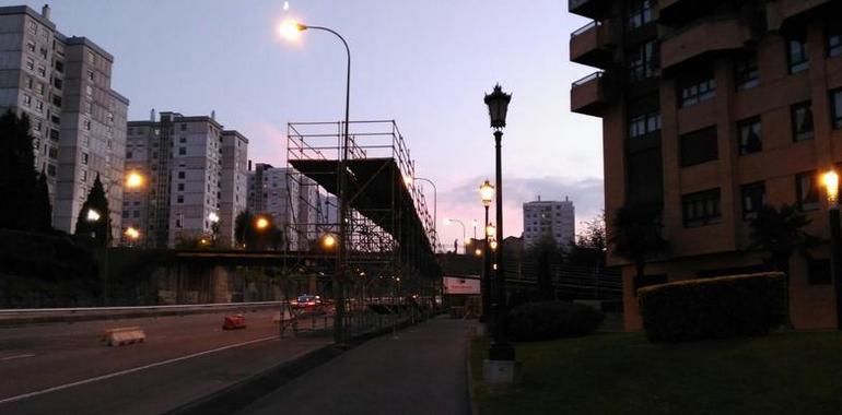Mañana se corta el tráfico en el viaducto sobre la Ronda Sur de Oviedo
