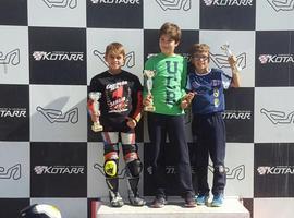 Dylan Robles, podium en el Campeonato Supermotard 65 cc de Castilla y León