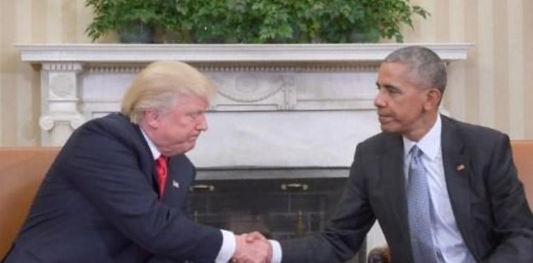 Obama y Trump comienzan traspaso con una "excelente conversación"  