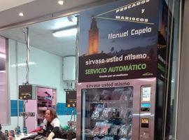 Asturiana Olevending instala primera máquina expendedora de pescado fresco