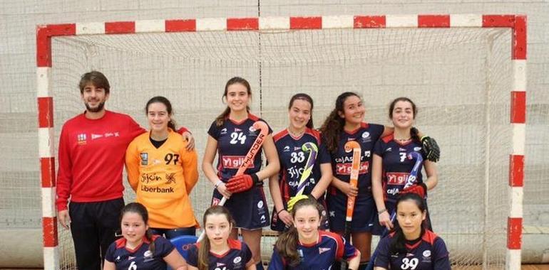 El Grupo, campeón de Asturias de hockey sala infantil femenino 