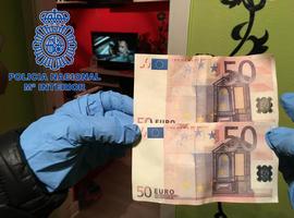 La Policía desarticula una banda de mujeres que falsificaba billetes desde una imprenta de Oviedo