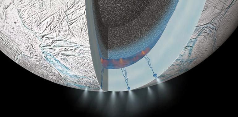 Cassini confirma caldo de la vida en la luna Encélado de Saturno