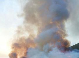El jueves arrancó con 14 incendios forestales en Asturias