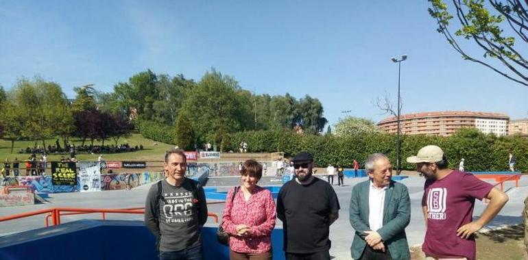 Oviedo inaugura la reforma del mayor skatepark de Asturias