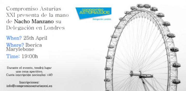 Asturianos en Londres se reúnen para formar la delegación de Compromiso Asturias XXI en Inglaterra