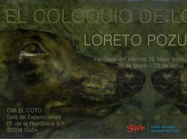 El Coloquio de los Perros: obras de Loreto Pozuelo en la Sala CMI El Coto de Gijón
