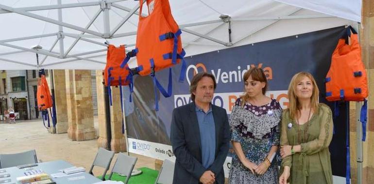 Oviedo se suma a la campaña #VenidYa por el Día Mundial de los Refugiados