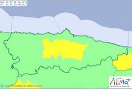 Alerta amarilla por calor en el centro de Asturias