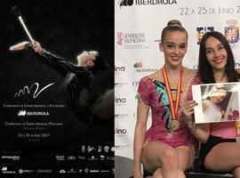 Tres títulos y seis medallas para Asturias en los Nacionales de gimnasia rítmica 