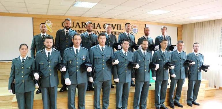 37 nuevos agentes de la Guardia Civil refuerzan la Seguridad en Asturias