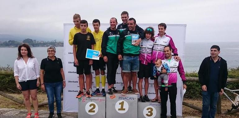 Paula Herrero y Rubén Tuset ganan el I Triatlón EoSprint en Arnao