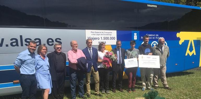 El Plan de Transporte a Lagos de Covadonga recibe al viajero millón y medio
